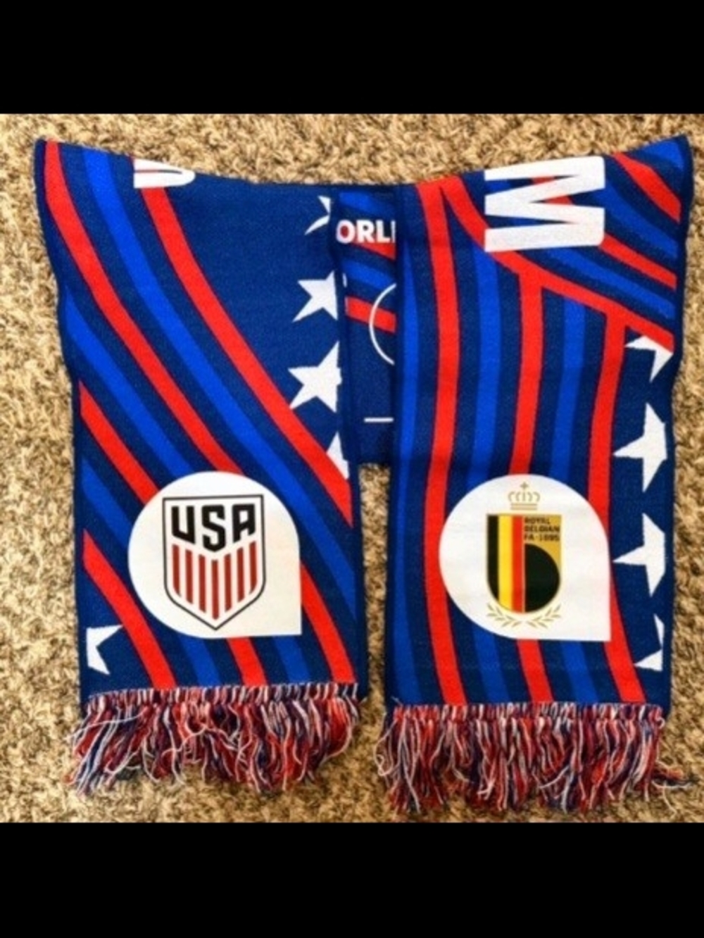FIFA World Cup 2026 Seattle Match Scarf - Blue & Red